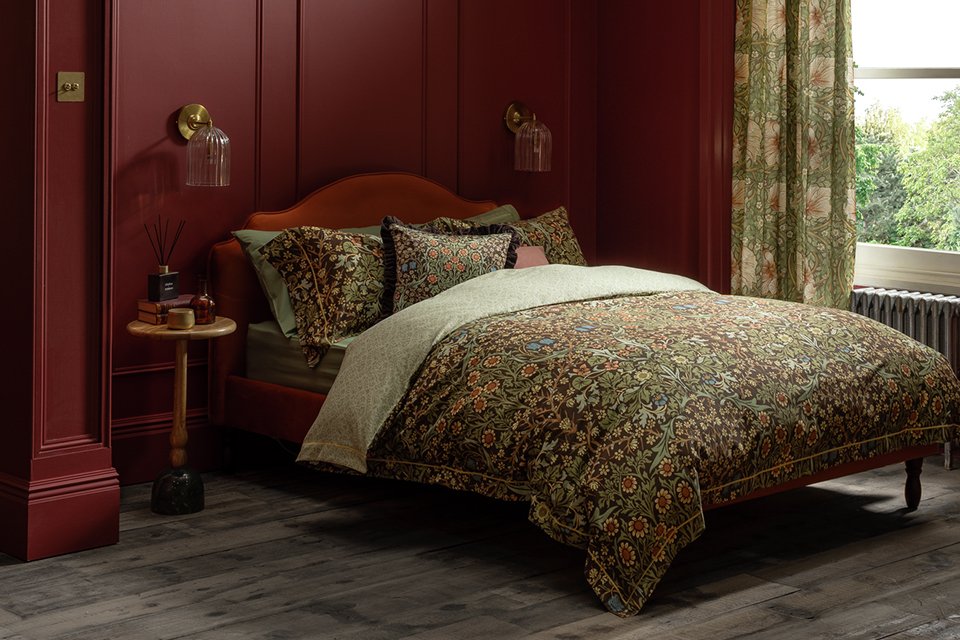 Habitat x Morris & Co. Blackthorn Bedding Set - Single.