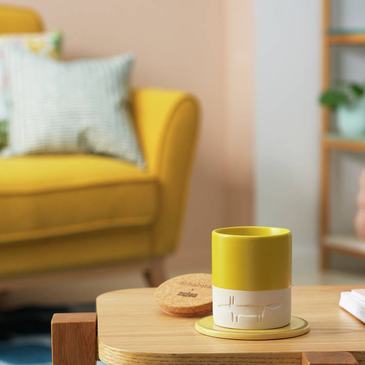 Habitat x Scion Mr Fox Ceramic Candle - Paradise Plum/Orchid 0