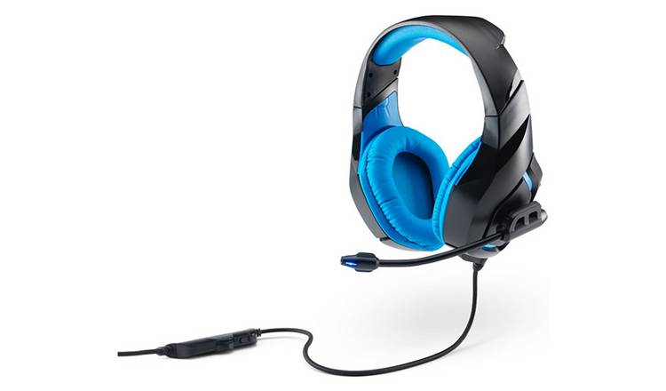 Menkind RED5 Gaming Nova 2 On-Ear Headphone - Black & Blue