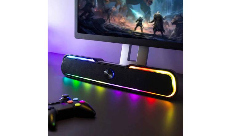 Menkind RED5 Gaming Wireless Bluetooth Soundbar - Black