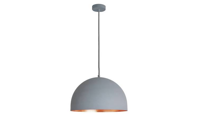 Buy Habitat East Pendant Ceiling Light - Copper & Grey | Ceiling lights ...