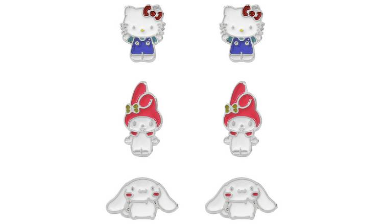 Hello Kitty & Friends Mix and Match Stud Earring Set