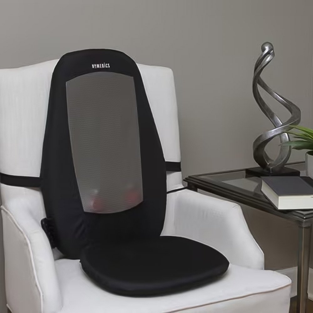 Buy Homedics Shiatsu Massage Chair Cushion With Heat | Massage chairs, mats  and cushions | Argos