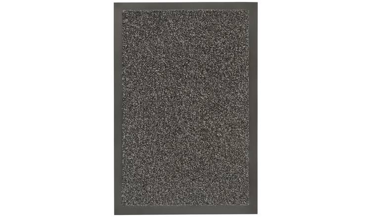 Buy Argos Home Washable Grey Short Pile Doormat - 60x40cm | Door mats ...