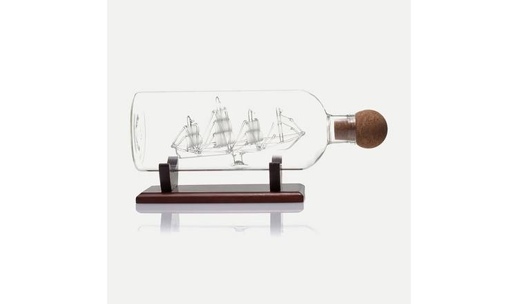 Menkind Vinology Ship In A Bottle Decanter