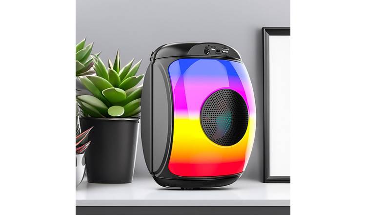 Menkind Rainbow Party Wireless Bluetooth Speaker - Black