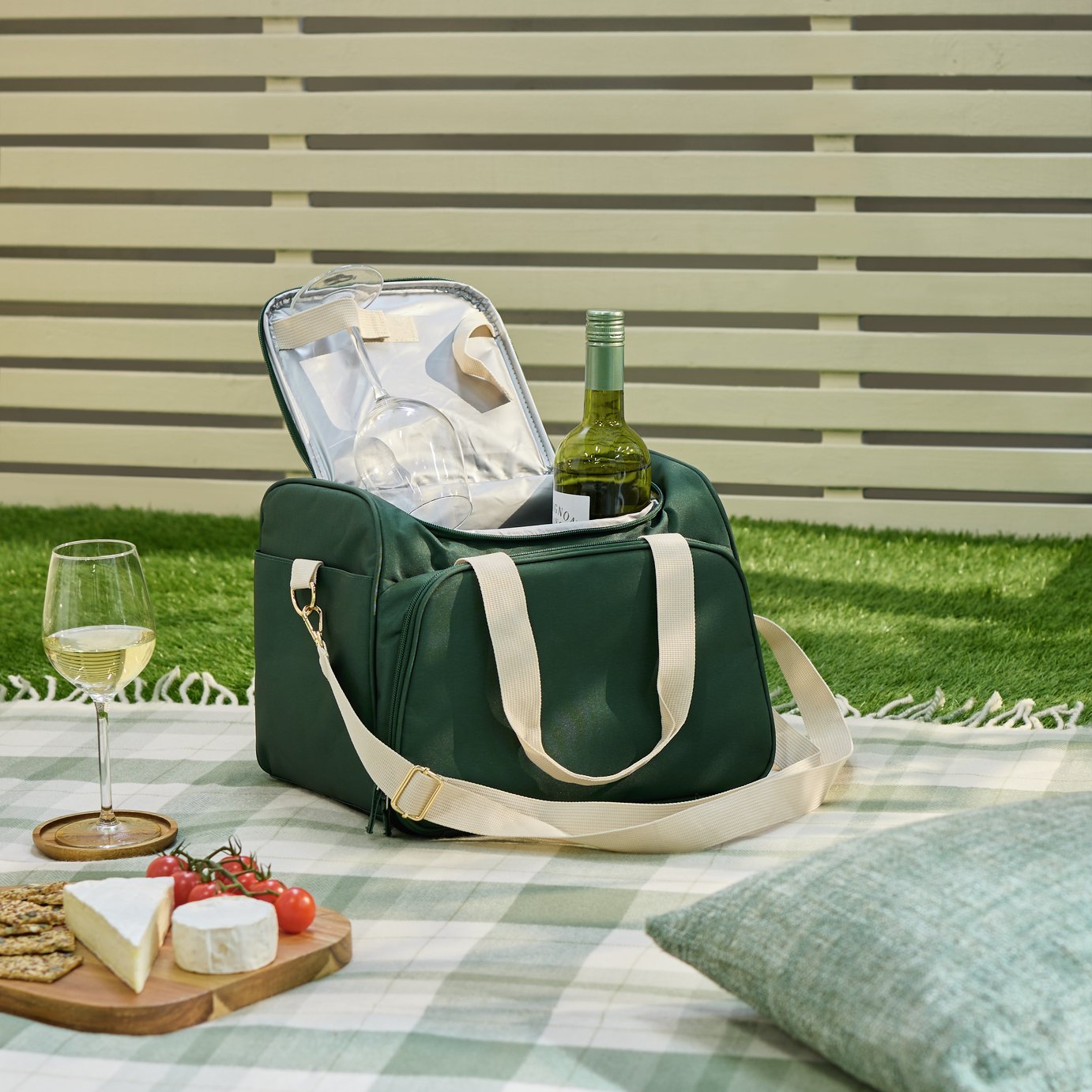 Home Dark Green Cool Bag.