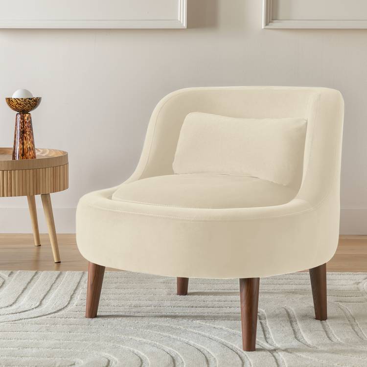 Habitat Beckett Fabric Armchair - Natural 0