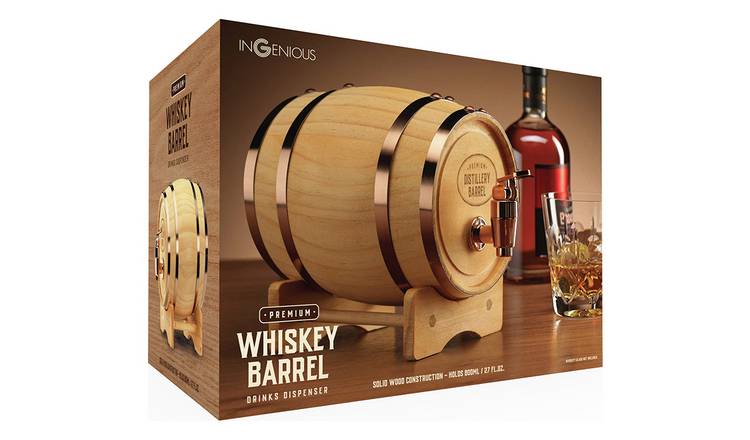 Menkind Wooden Keg Whiskey Barrel