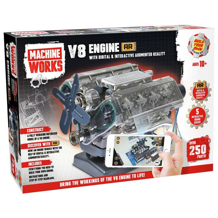 Machine Works Build Your Own Internal Combustion V8 Engine 0