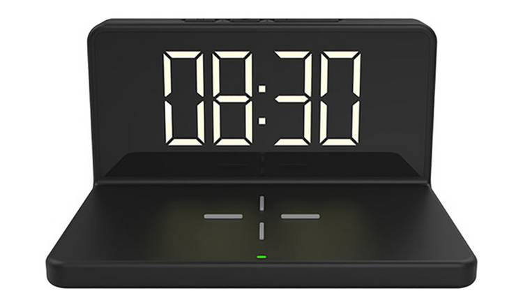 Menkind WPC Alarm Clock Black