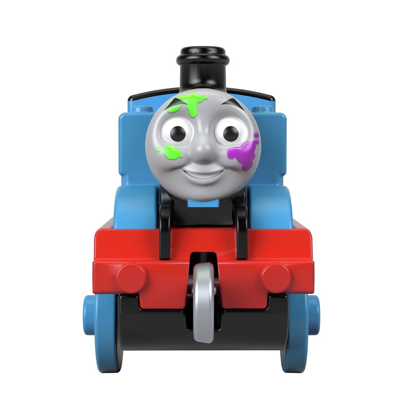 Thomas & Friends Small Push Along Engine -Paint Splat Thomas Review