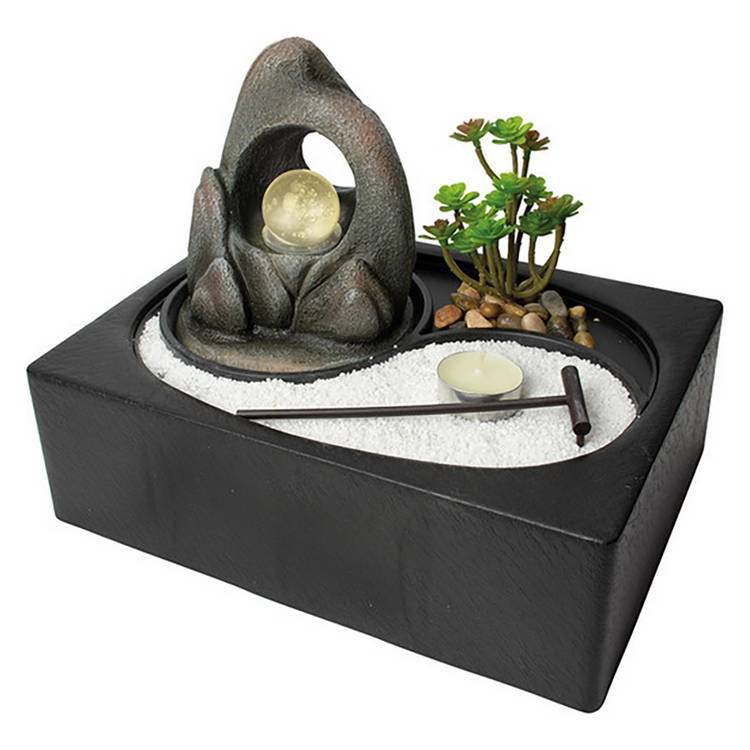 Menkind Zen Garden Water Fountain 0