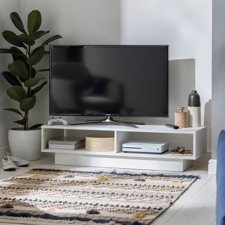 Argos Home Cubes Large TV Unit - White 0