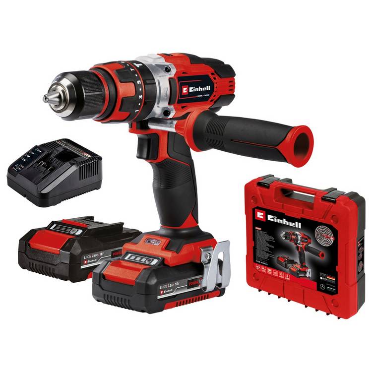 Einhell Power X-Change Cordless Combi Hammer Drill - 18V 0