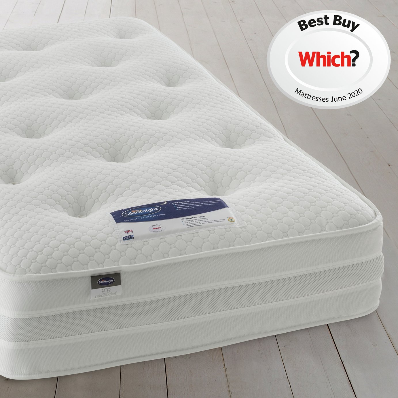 Silentnight Walton 1200 Pocket Sprung Luxury Single Mattress Reviews