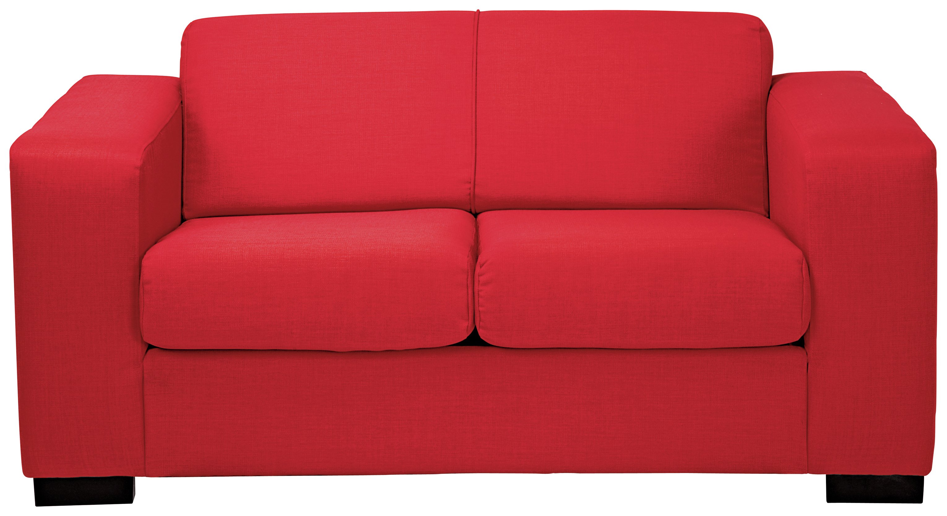new ava fabric sofa bed red