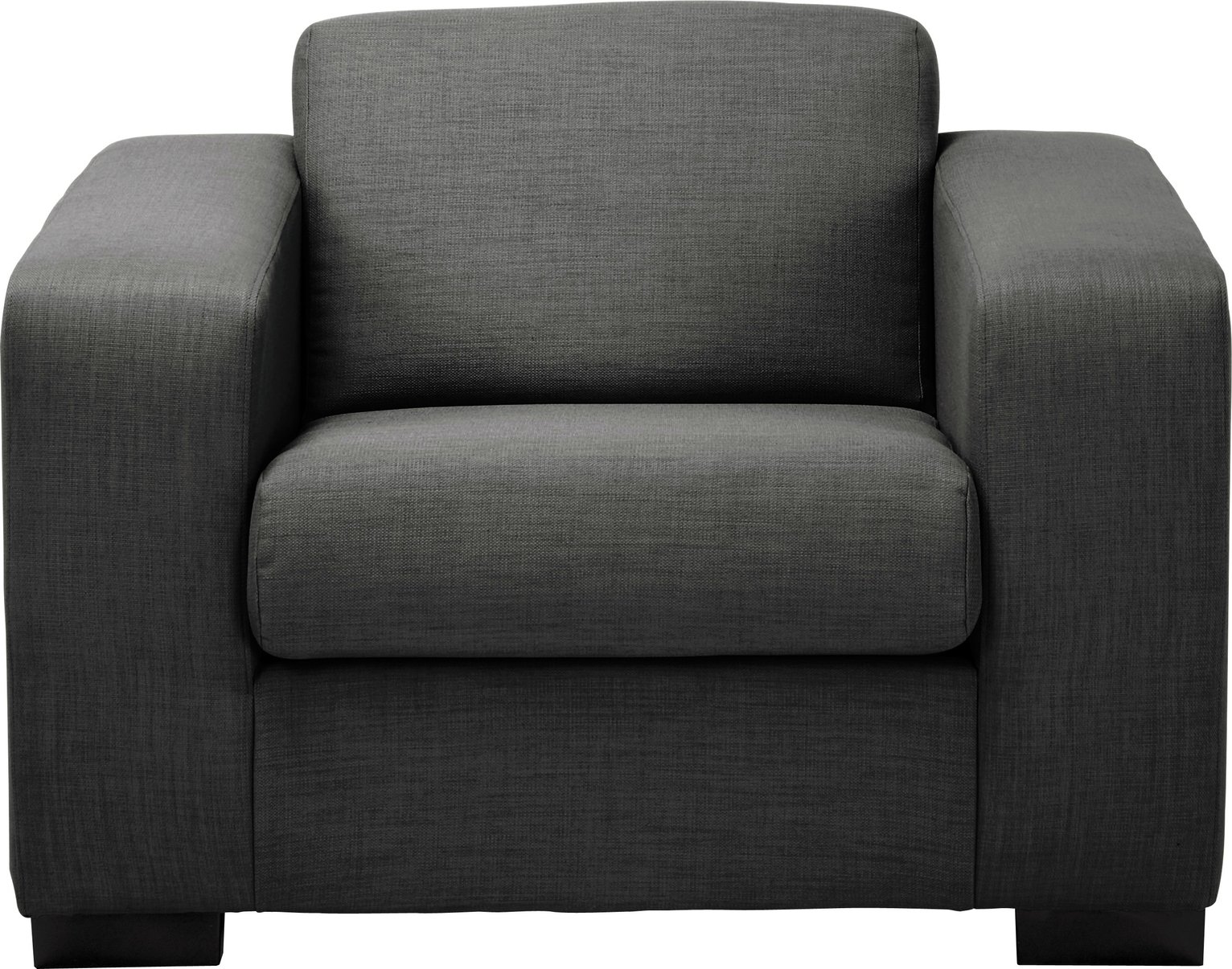 Argos Home Ava Fabric Armchair - Charcoal (4534558) | Argos Price