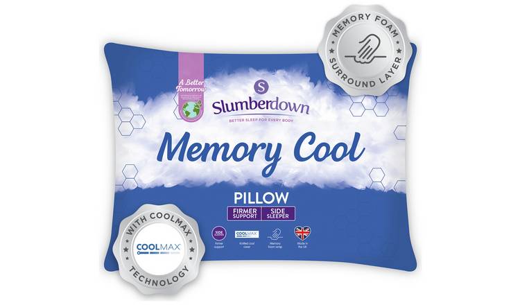 Buy Slumberdown Cool Max Memory Support Firm Pillow Argos