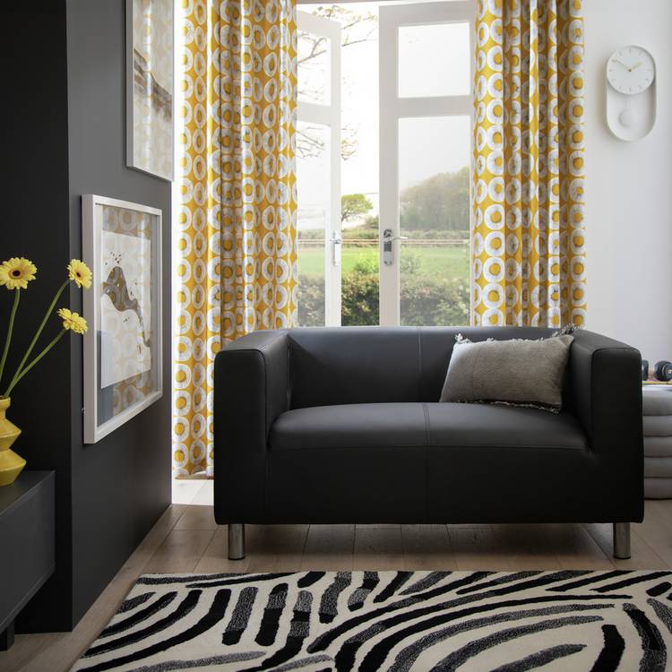 Argos Home Moda Small Faux Leather 2 Seater Sofa - Black 0