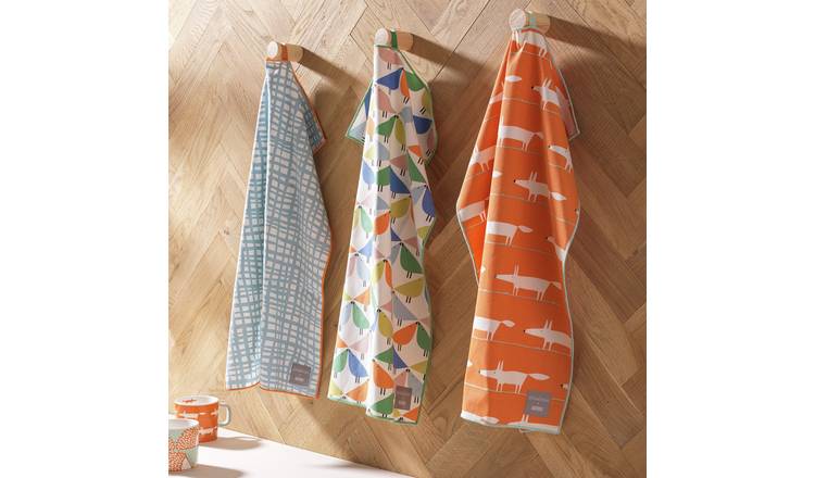 Habitat x Scion Lintu Pack of 3 Tea Towels