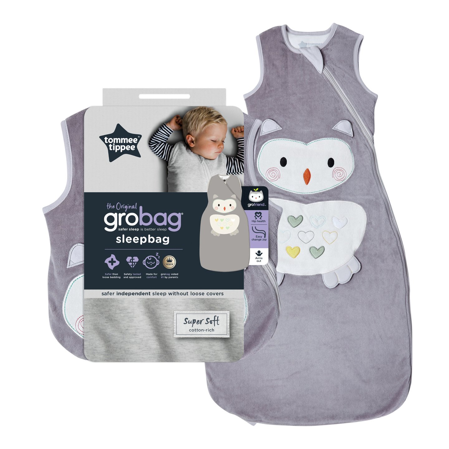 Tommee Tippee Baby Sleep Bag, 6-18m, 2.5 Tog, Ollie the Owl Review