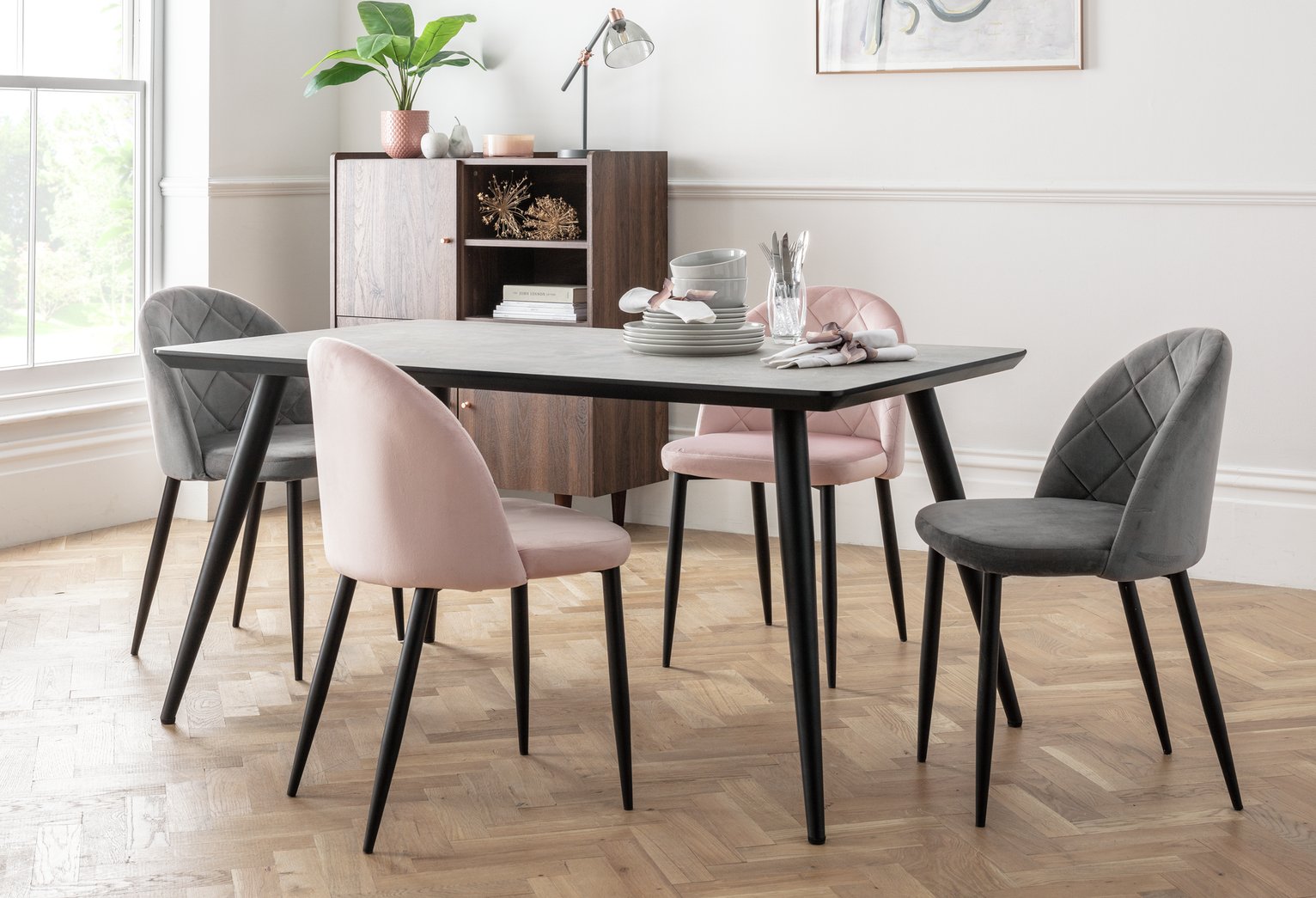 Argos Home Sienna 6 Seater Concrete Effect Dining Table Review