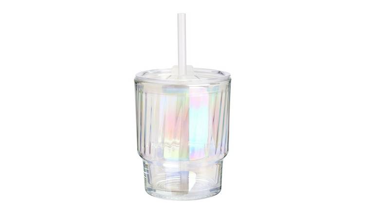 Home Clear Glass Iced Coffee Cup - 350ml