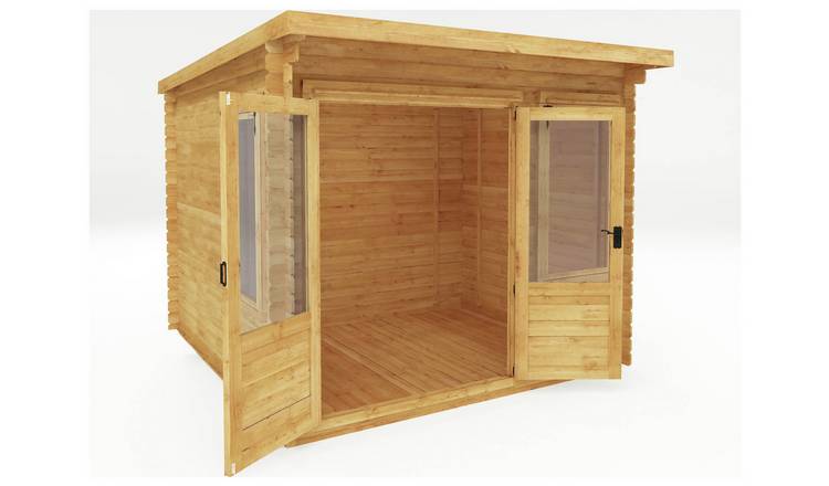 Mercia 3m x 3m Pent Log Cabin