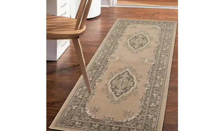 Homemaker Bukhura Traditional Rug - 67x200cm - Natural 