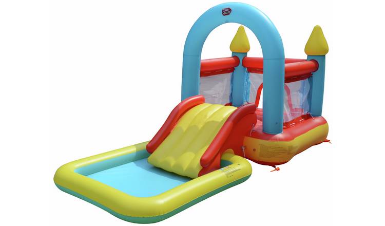 Chad Valley Kids Inflatable Castle and Paddling Pool – 10ft