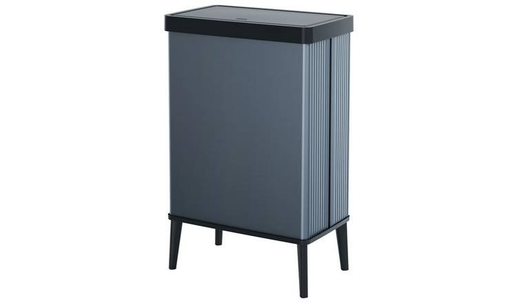 Curver Verto 54 Litre Touch Top Kitchen Bin - Grey