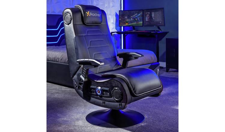 X Rocker Pro 4.1 Pedestal Gaming Chair - Black