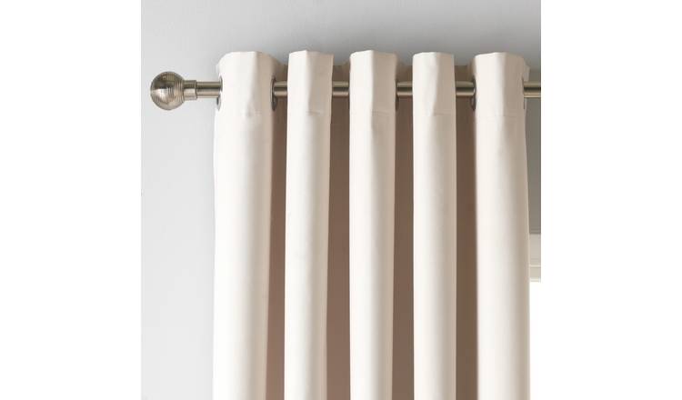 Buy Argos Home Blackout Eyelet Curtain Cream Curtains Argos