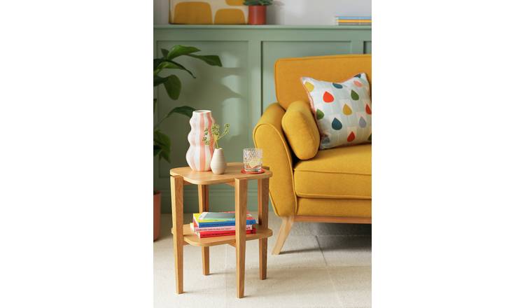 Oak lamp table argos discount