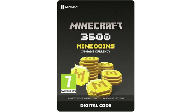 Minecraft Minecoins 3500 Coins Cartão Pré-pago Digital