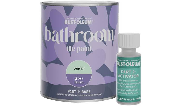 Rust-Oleum Bathroom Tile Gloss Paint 750ml - Leaplish