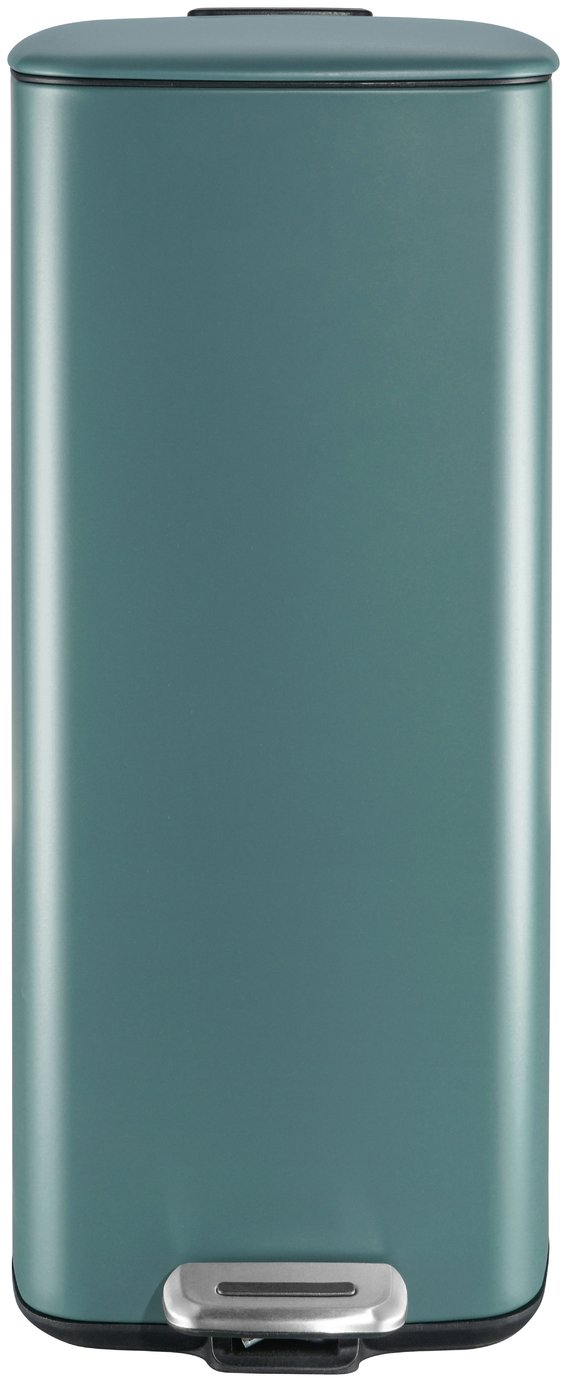 Habitat 28 Litre Square Waste Bin - Teal