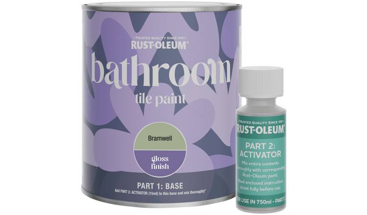 Rust-Oleum Bathroom Tile Gloss Paint 750ml - Bramwell