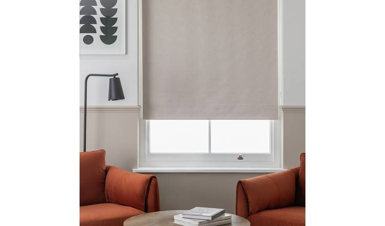 Habitat Industrial Stripe Roller Blind - Neutral