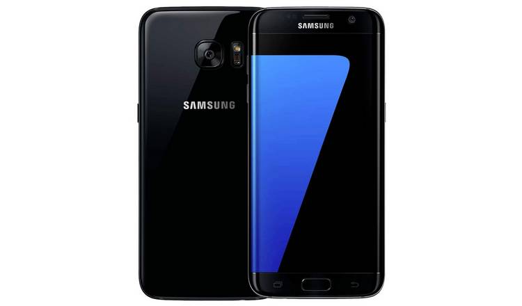 SIM Free Refurbished Samsung S7 Edge 32GB Mobile - Black