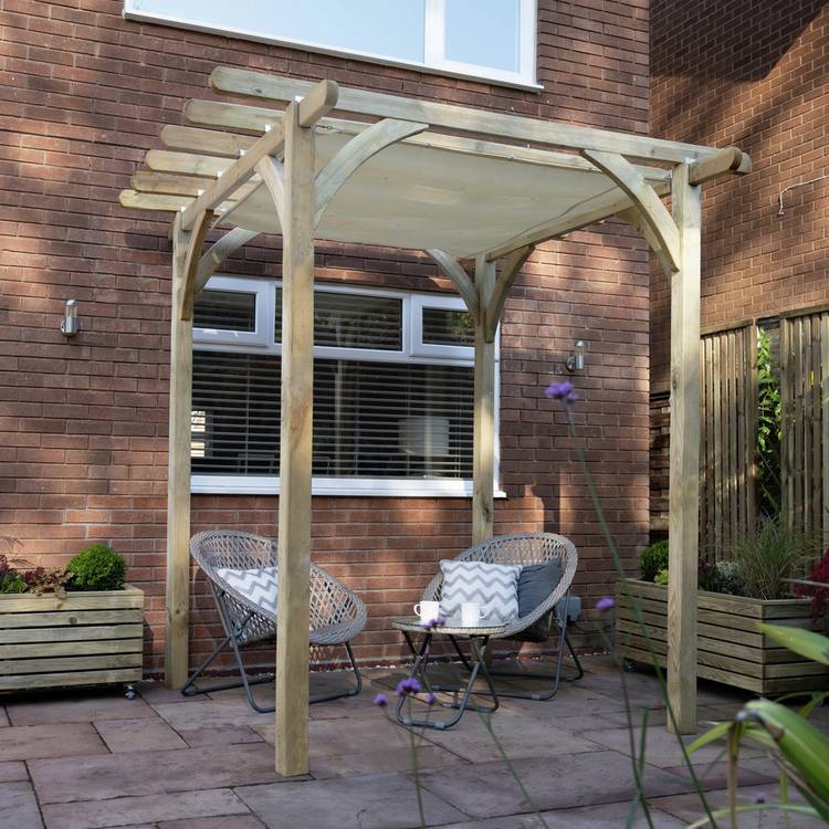 Forest Garden Ultima 2.4m x 2.4m Pergola & Canopy 0