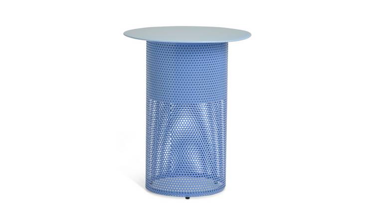 Habitat Anala Round Side Table - Blue