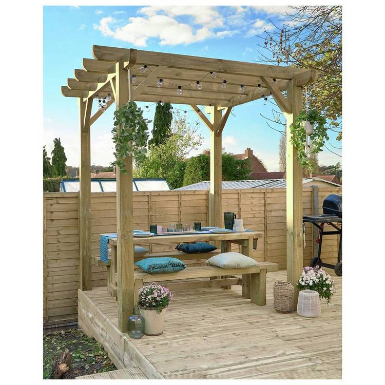 Forest Garden 2.4m x 2.4m Pergola 0