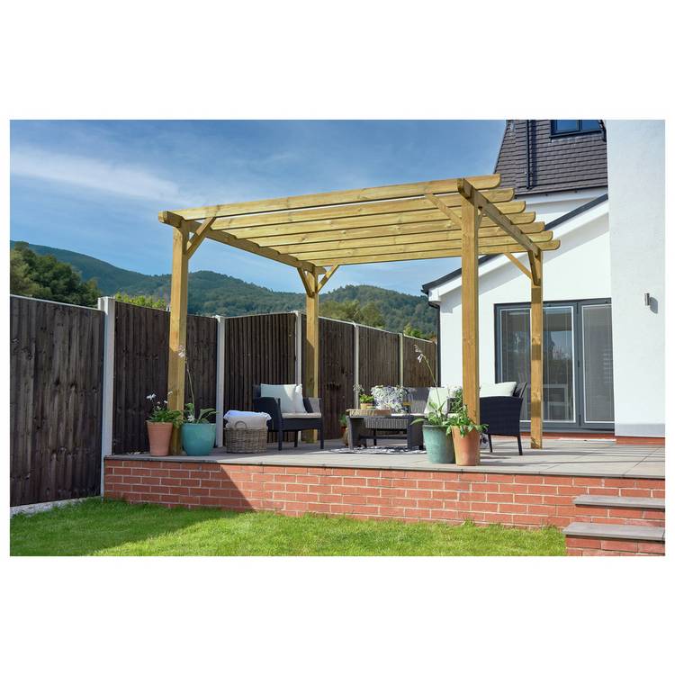 Forest Garden 3.6 x 3.6m Pergola 0