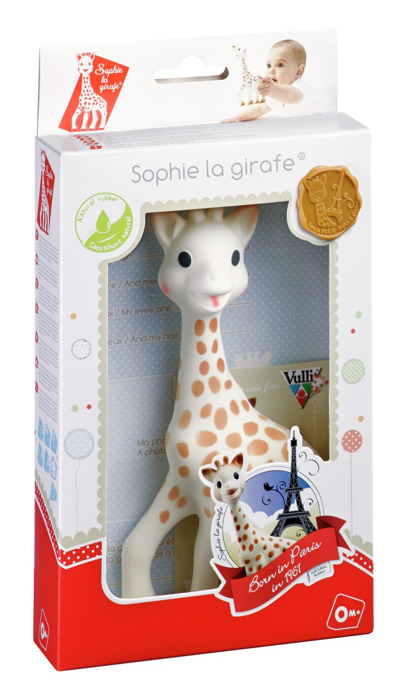 sophie la girafe teether sensory development toy