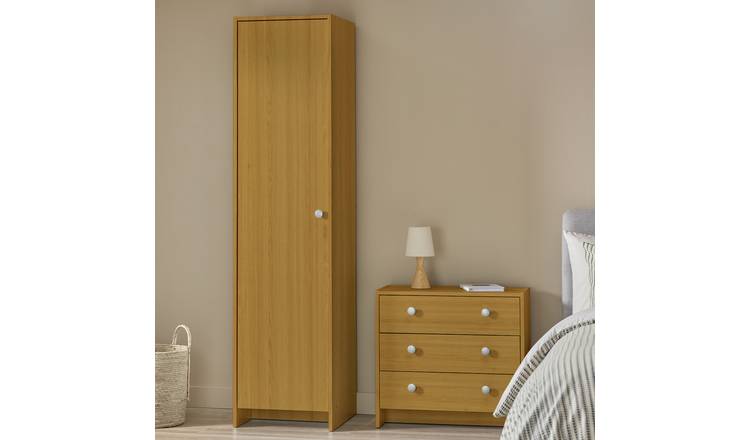 Argos Home Seville 2 Piece 1 Door Wardrobe Set - Oak