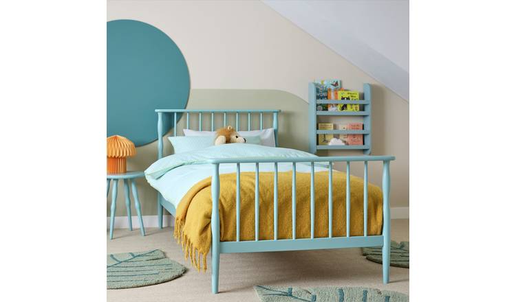 Habitat Kids Thea Spindle Single Bed Frame - Blue