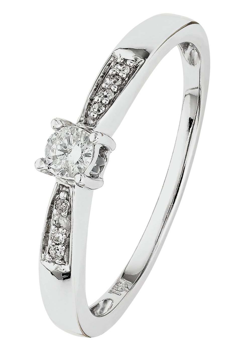 Revere 18ct White Gold 0.10ct Diamond Solitaire Ring Review