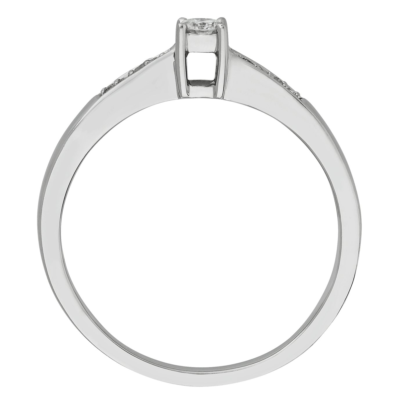 Revere 18ct White Gold 0.10ct Diamond Solitaire Ring Review